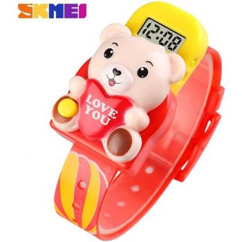 Reloj Digital Infantil SKMEI 1748 con Diseño de Oso