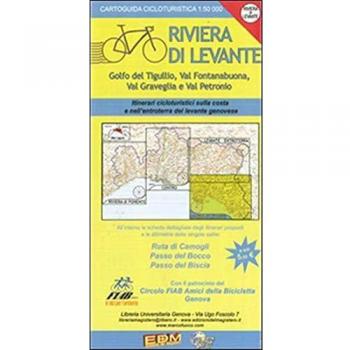 Cartoguida cicloturistica. Riviera di Levante. Ruta, Bocco, Biscia
