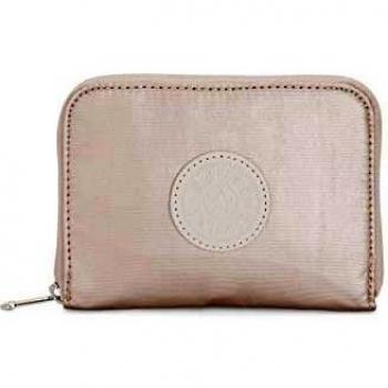 Kipling Travel Doc S Cartera para Pasaporte Plateado (Metallic Glow)