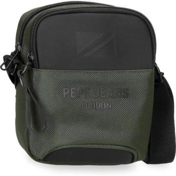 Pepe Jeans. Bandolera pequeña Bromley verde