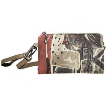 Bolso Anekke Gris Rojo “Dual Tone”