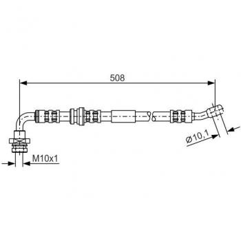 Tubo Flexível de Freio BOSCH 1 987 476 932