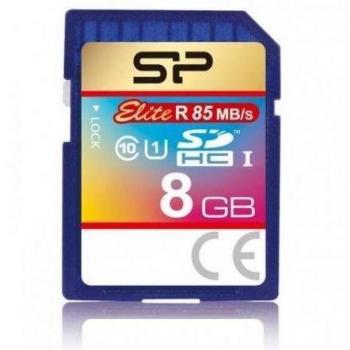 Scheda Memoria Flash Silicon Power 8 GB SDHC Classe 10 UHS‑I