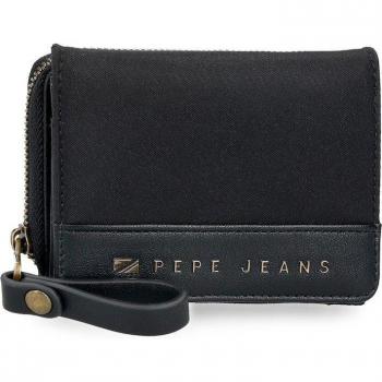 Pepe Jeans. Billetero con monedero Morgan negro