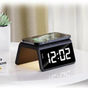 Reloj Cargador Inalámbrico Havit W320 15W Negro