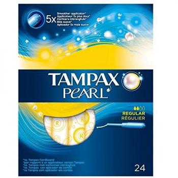 TAMPAX PEARL REGULAR 24 UND