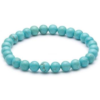 Pulsera de Turquesa Natural para Mujer