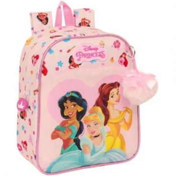 SAFTA MOCHILA GUARDERIA ADAPTABLE A CARRO PRINCESAS DISNEY SUMMER ADVENTURES 10x22x27 Cms