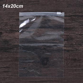 Paquete de 5 bolsas transparentes impermeables con cremallera para almacenamiento y organización de ropa de viaje