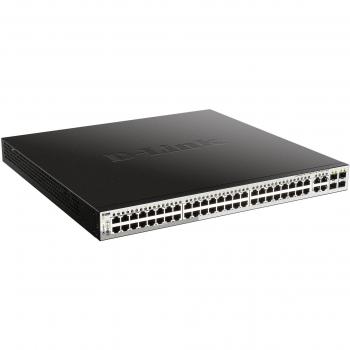 D-Link DGS‑1210‑52MP Smart Switch gestito 52 porte gigabit PoE+