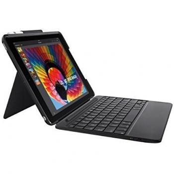 Logitech Slim Combo Cover iPad 9.7 con Tastiera Bluetooth Retroilluminata Rimovibile