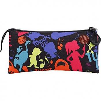 KARACTERMANIA Space Jam 2: A New Legacy Tune Squad-Estuche Portatodo Triple HS, Multicolor