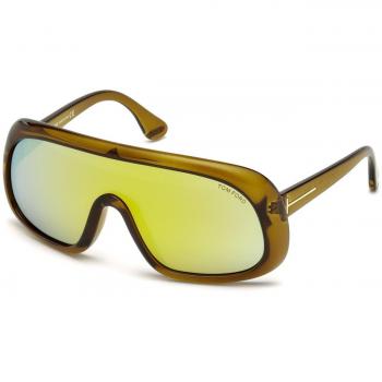 Gafas de sol Tom Ford FT0471 C00 96G (shiny dark green / brown mirror)