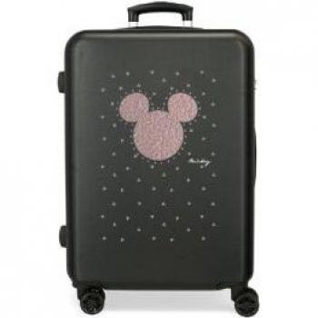 Mickey Maleta Negra Mediana – Disney Unisex