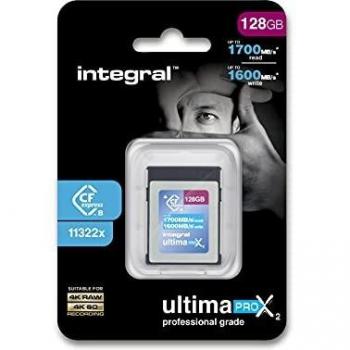 Integral 128GB UltimaPro X2 CFexpress Memory B 2.0
