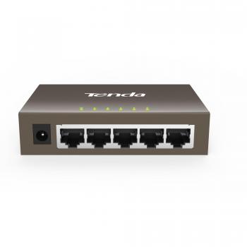 Tenda Switch TEF1005D Fast Ethernet 5 Porte 10/100Mbps con Fori per Appendere a Parete