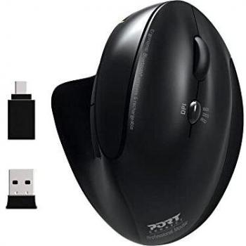 Port Designs 900706-BT mouse ufficio mano destra RF senza fili + Bluetooth ottico 1600 DPI