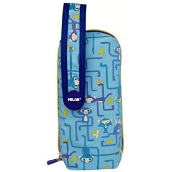 Kit 4 Estuches con Contenido Tangled Monkeys, Azul MILAN, 08872TNG