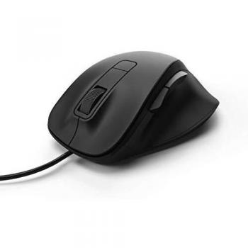 Hama Mouse ergonomico USB Ottico Nero 6 Tasti 1600 dpi