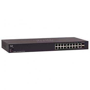 Cisco Smart Switch SG250-18 con 18 porte Gigabit Ethernet RJ45 e 2 porte SFP Gigabit Ethernet combinate