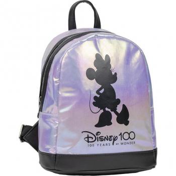 Mochila Casual Moda Iridiscente Disney 100