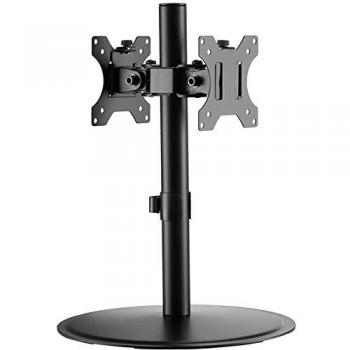 Techly 361186 Braccio da scrivania per 2 Monitor da 17 a 32 Nero