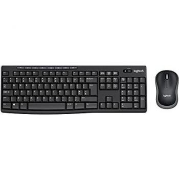 Logitech MK270 Combo Tastiera e Mouse Wireless per Windows, Disposizione Chiave QWERTY Inglese