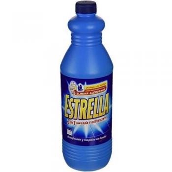 Estrella Limpia Hogar con Lejía y Detergente Azul 1,5L Pack de 6
