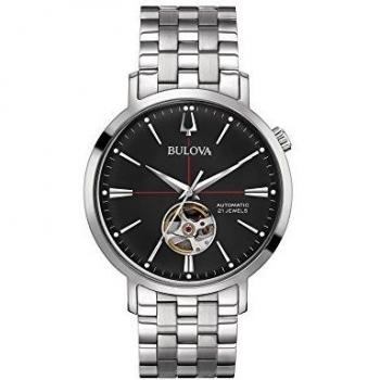 Reloj Bulova Aerojet Automático 96A199 Negro