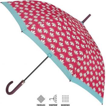 Paraguas Largo Mujer 61/8 3 Flores Automático Perletti Time