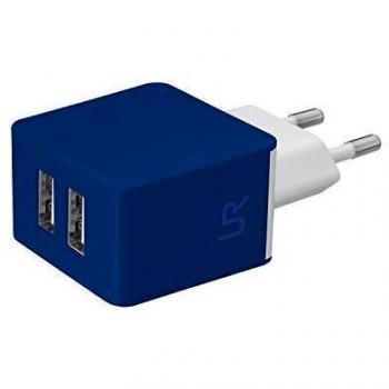 Trust PowerWall DualUSB 10W – Caricabatteria da Parete Blu