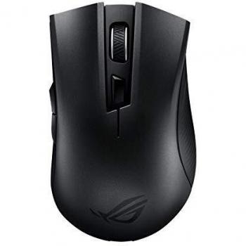 ASUS ROG Strix Carry Mouse Gaming con doppia connettività wireless a 2,4 GHz / Bluetooth, 7200 DPI, custodia in pelle portatile