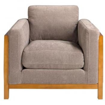 Sillón Ángel Cerdá 5131C tela marrón