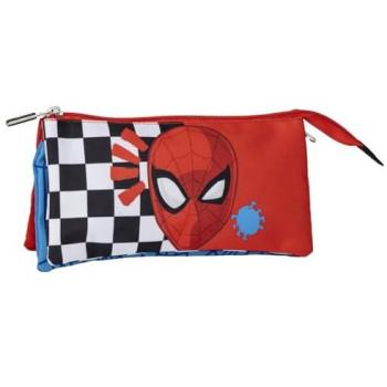 Estuche Portatodo Spiderman 3 Compartimentos 11.5 x 2.0 x 22.5 cm