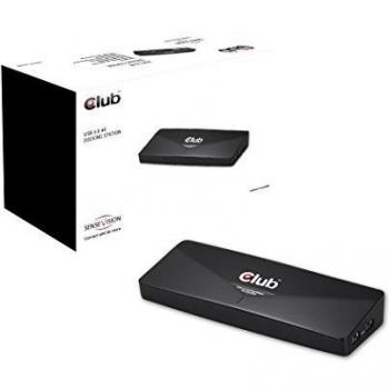 Club 3D Csv-3103d – Docking Station e Hub USB a 9 Porte (Nero)