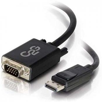 C2G 2.0m DisplayPort M/VGA M 2 m VGA (D-Sub) Negro