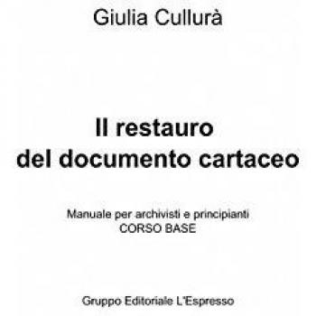 Il restauro del documento cartaceo