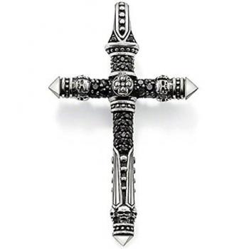 Colgante cruz de plata para hombre Thomas Sabo