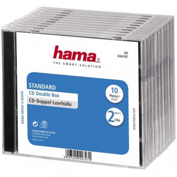 Hama CD-Double-BoxStandard, confezione da 10