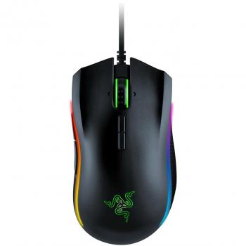 Razer Mamba Elite Gaming Mouse Cablato con Zone Luminose Razer Chroma Estese, Sensore Ottico 5G, Tasti del Mouse Meccanici, 9 Pulsanti Programmabili, Nero