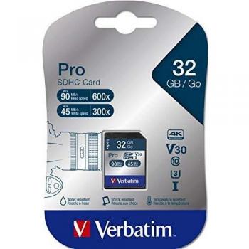 Verbatim Scheda SDHC Pro 32GB UHS-I Classe 10