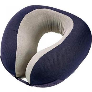 Almohada de viaje ergonómica Go Travel de espuma viscoelástica (azul oscuro)