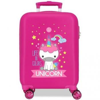 Roll Road Maleta de Cabina Little Me Unicorn Rosa