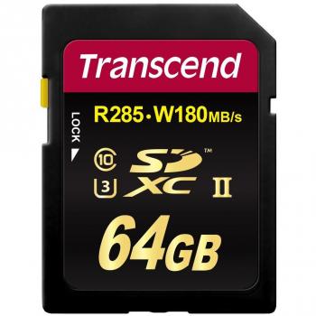 Transcend Scheda di Memoria SDXC 64 GB UHS-II U3 Classe 10