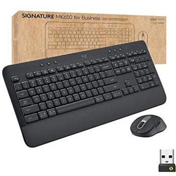 Logitech Combo MK650 Business QWERTY Grafite