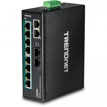 Trendnet TI-PG102 Switch di Rete No gestito Gigabit Ethernet (10/100/1000) Nero Supporto Power Over Ethernet (Poe)