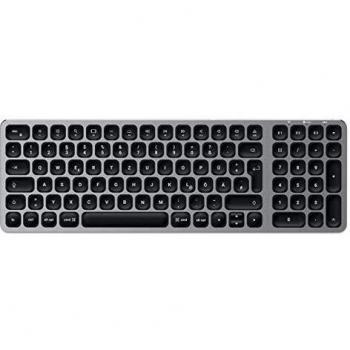 Tastiera Bluetooth QWERTZ Tedesca Satechi ST‑ACBKM‑DE Nero