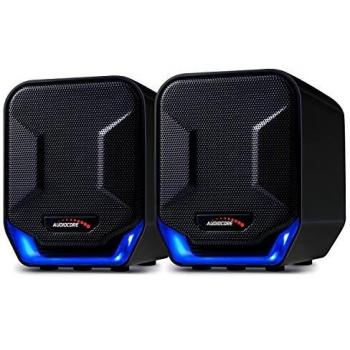 Audiocore Altoparlante Portatile 6W USB Blu e Nero