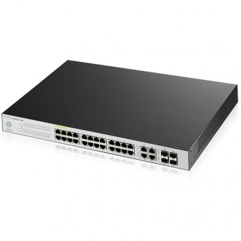 ZyXEL Nebula Cloud Managed Switch a 24 Porte Gigabit Poe + Layer 2 con Licenza Enterprise di un Anno [NSW100-28P]