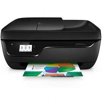 HP OfficeJet 3831 Stampante Multifunzione a Getto di Inchiostro, Stampa, Scannerizza, Fotocopia, Fax, Wi-Fi Direct, 2 Mesi di Servizio Instant Ink Inclusi, Nero